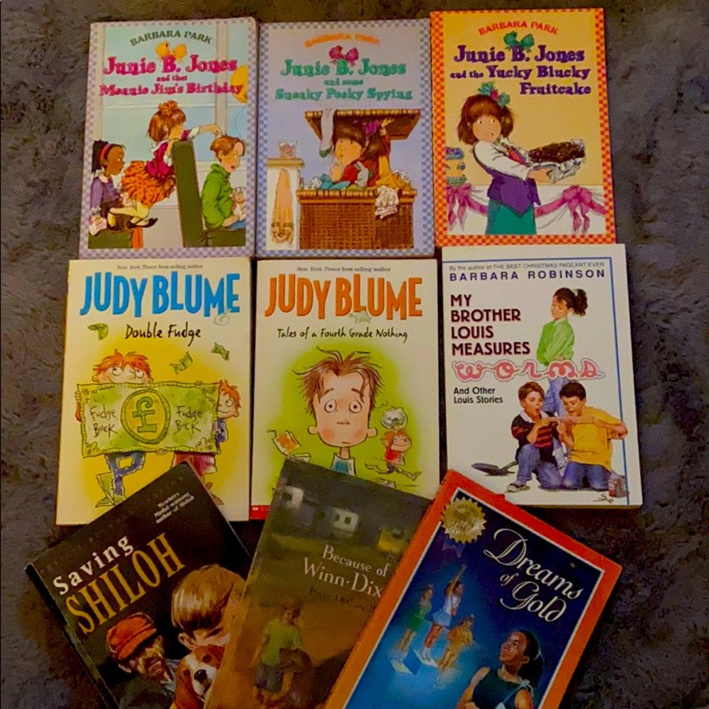 BOOKS~Elementary aged bundle (9)